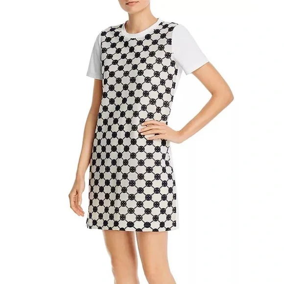 Tory Burch Logo T-Shirt Dress White XXS Tory Burch Logo T-Shirt Dress White XXS
